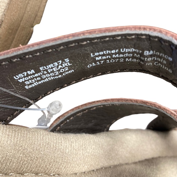 Eastland Active Memory Foam Pearl Sandals - Picture 3 of 7